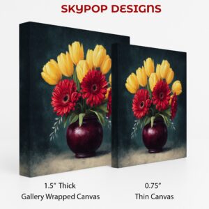 Tulip and Gerbera Bouquet Art