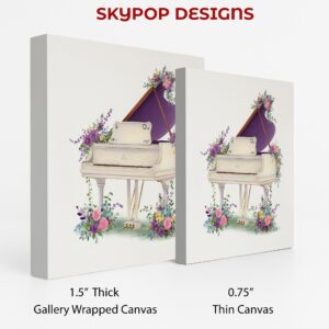 Floral Piano Art