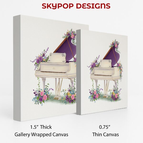 Floral Piano Art