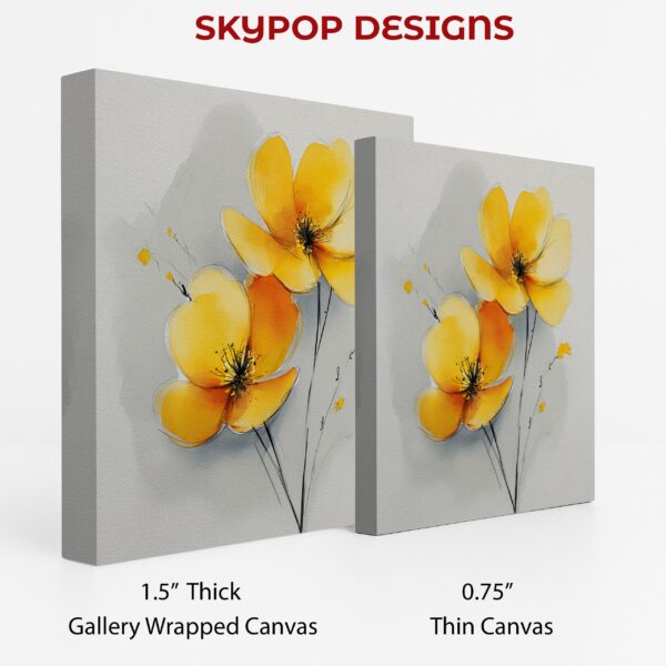 Yellow Poppy Art