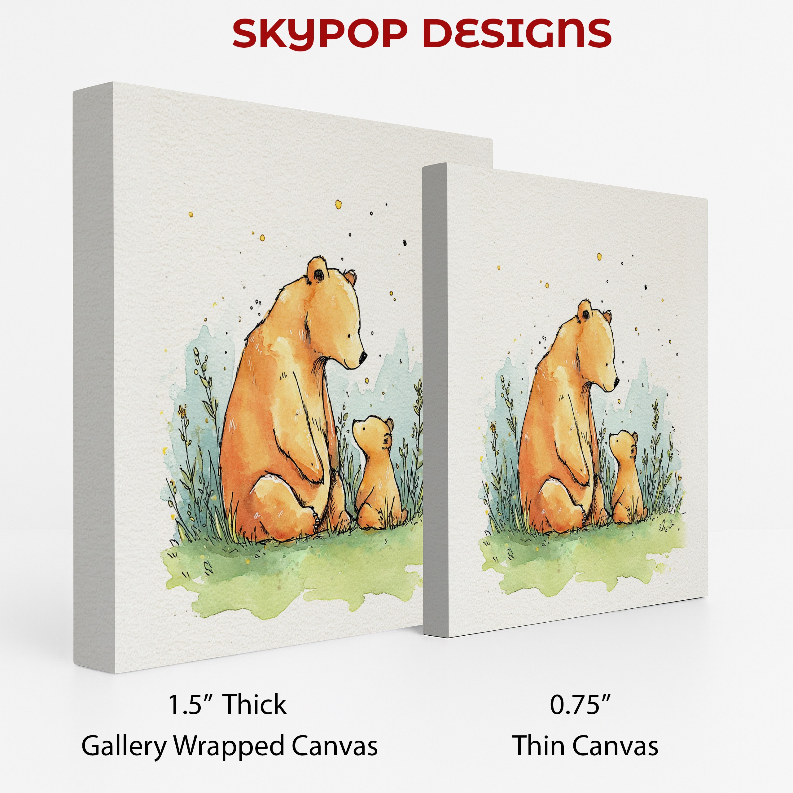 2.jpg Bear and Cub Art