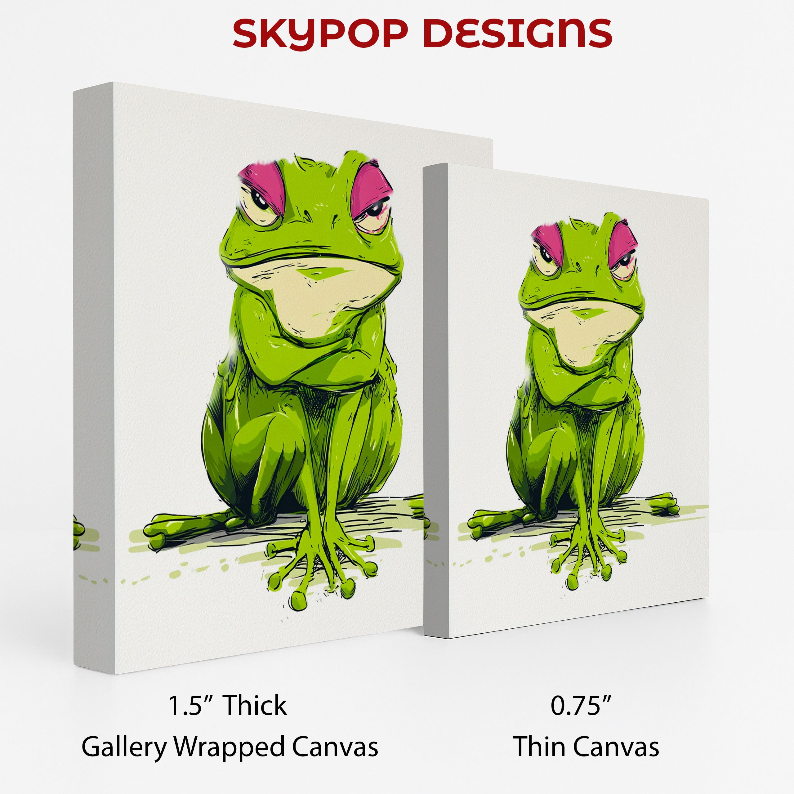 2.jpg Grumpy Frog Art