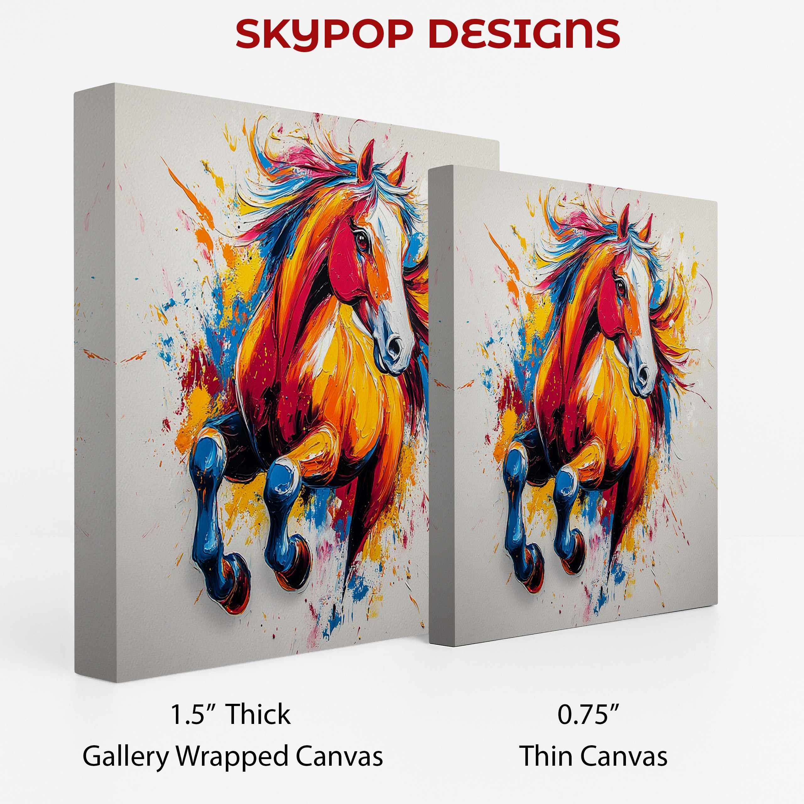 2.jpg Colorful Horse Art