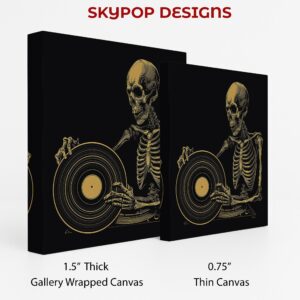 Skeleton DJ Art