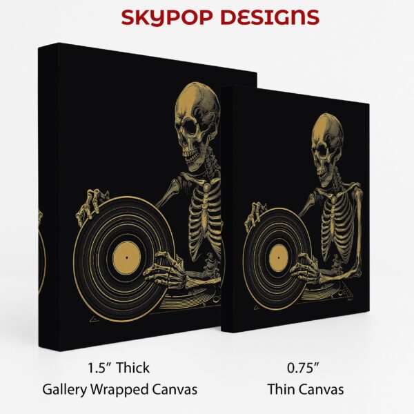 Skeleton DJ Art