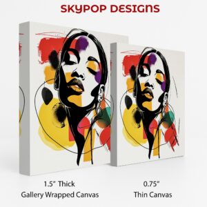 Vibrant Face Abstract Art
