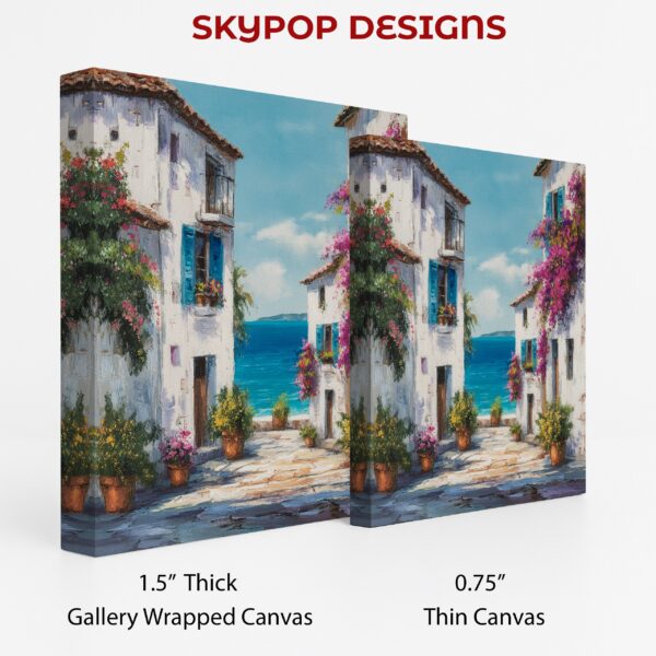 Mediterranean Seaside Village Art