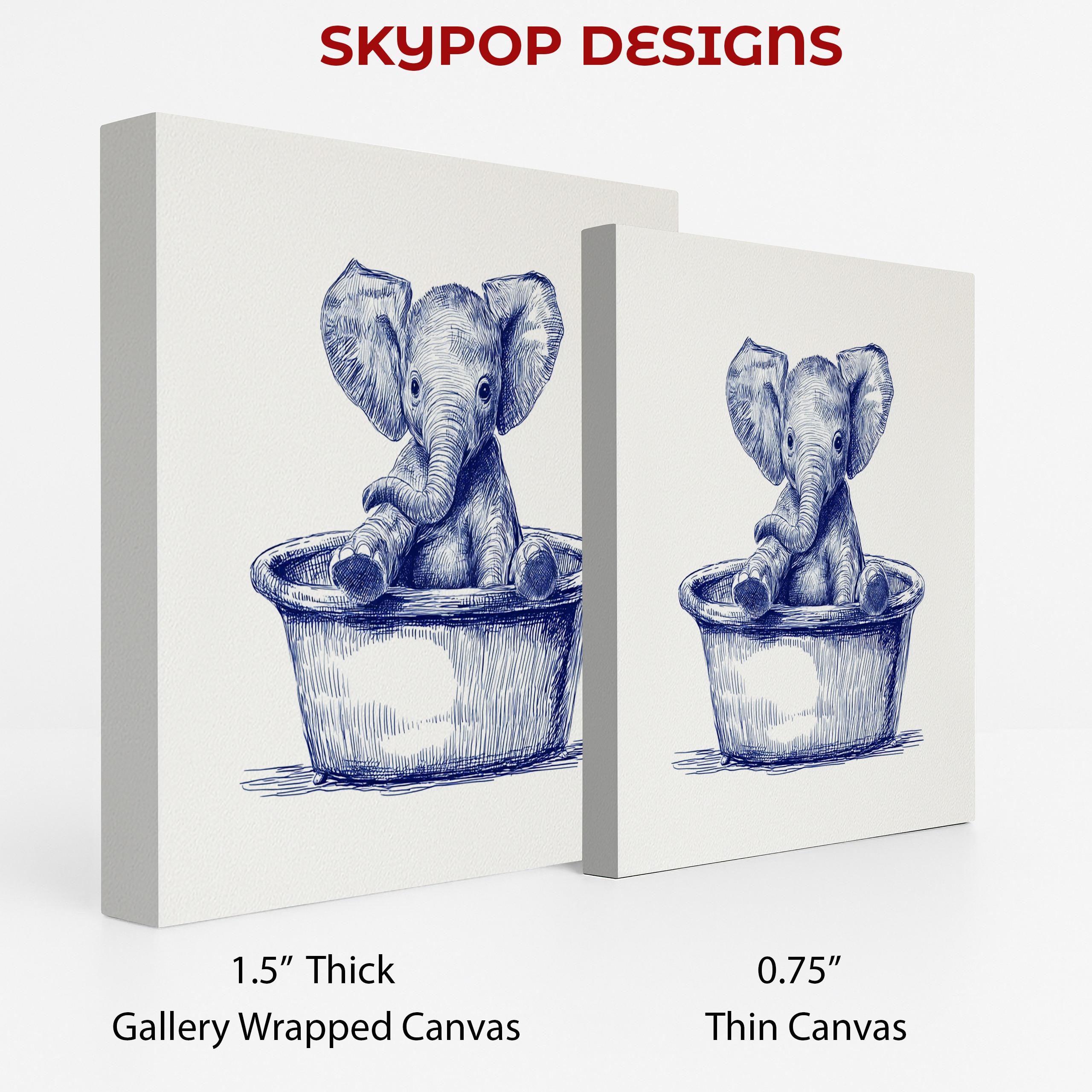 2.jpg Baby Elephant Art