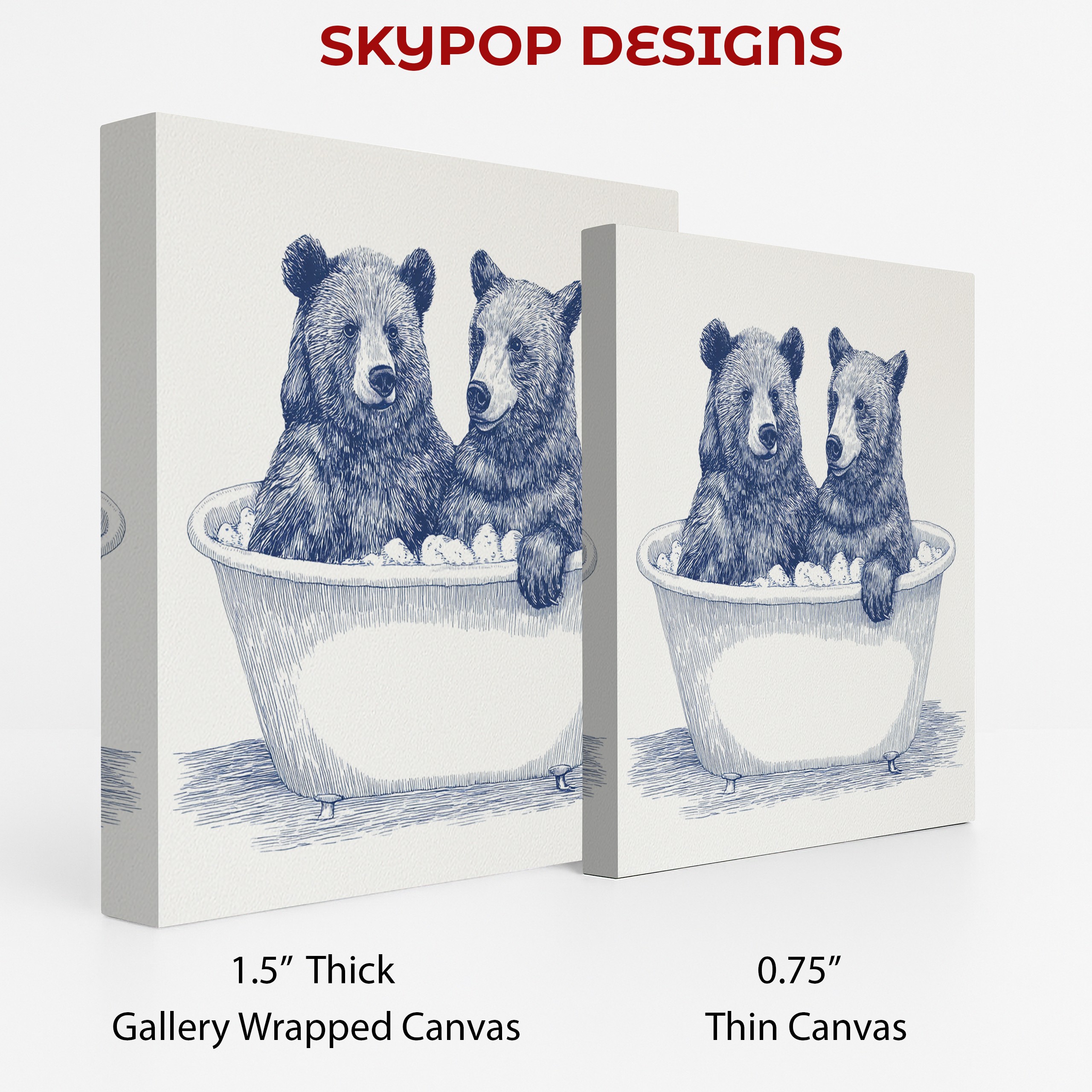 2.jpg Bear in Bathtub Art