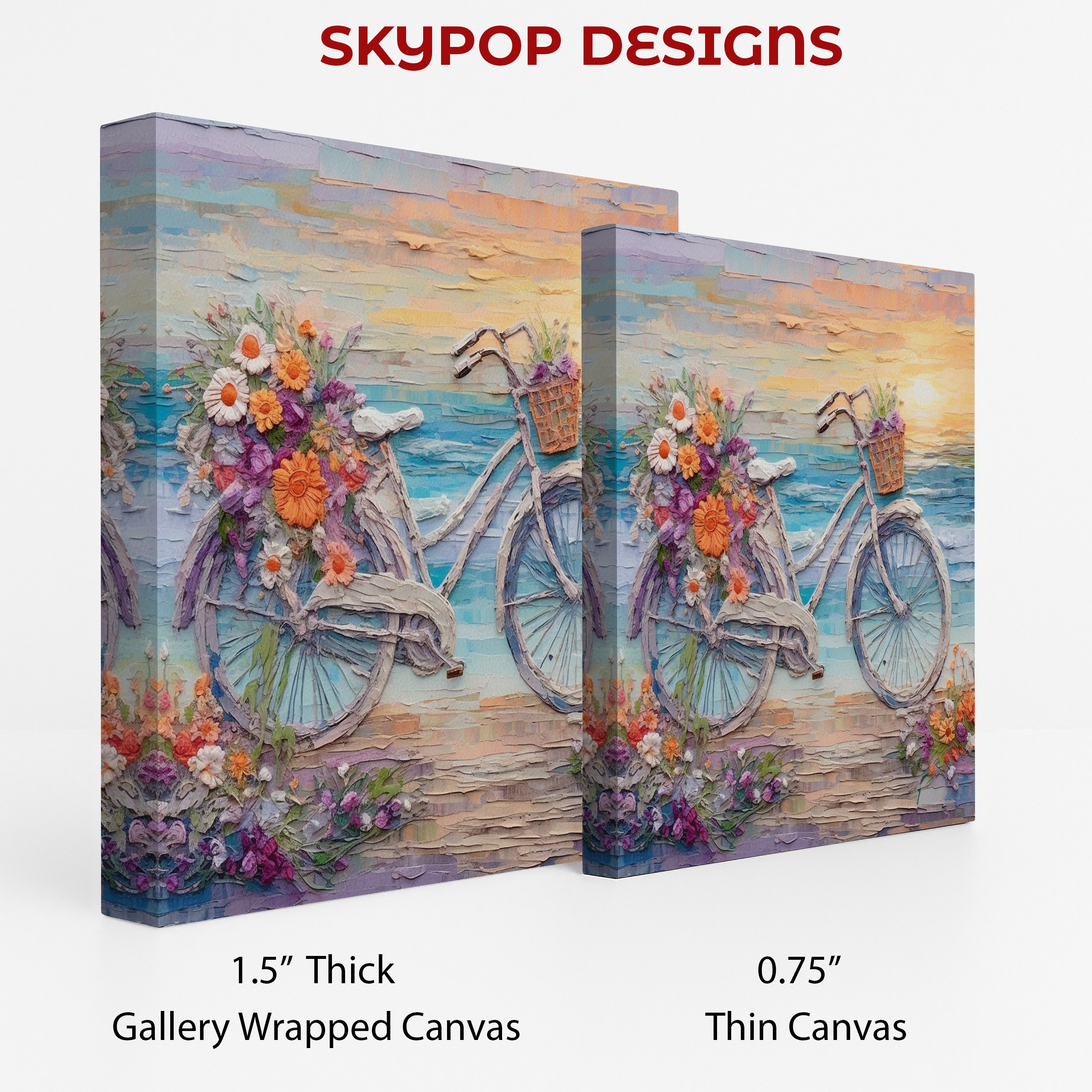 2.jpg Seaside Bicycle Bloom Art