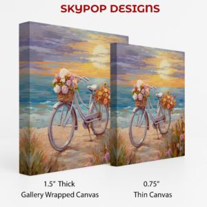 Beach Bicycle Bliss Art