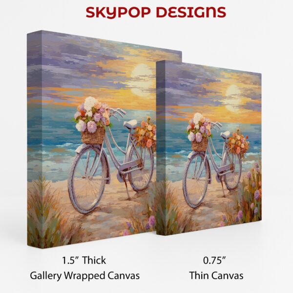 Beach Bicycle Bliss Art