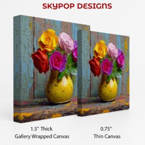 Vibrant Roses Bouquet Art