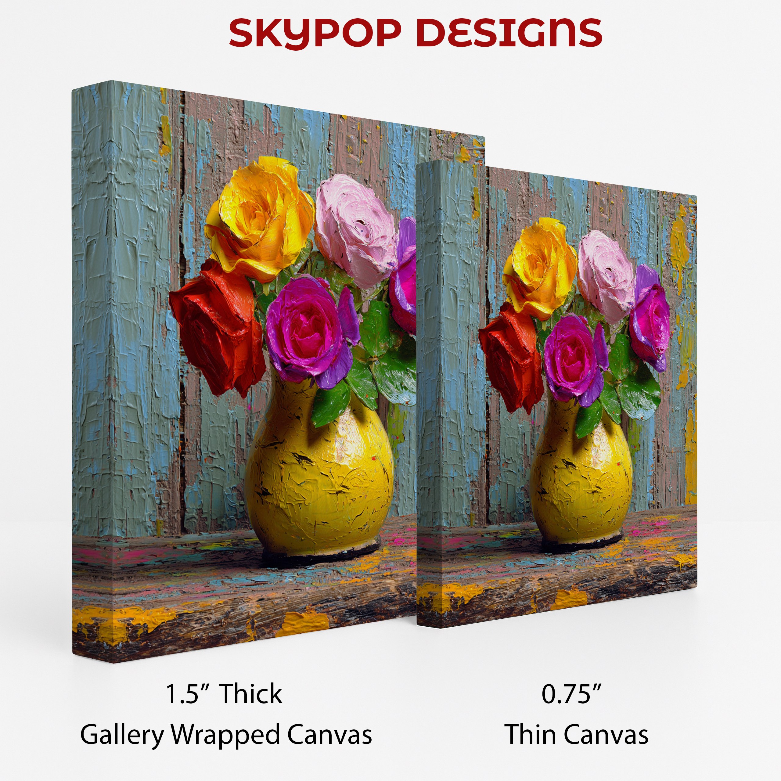 2.jpg Vibrant Roses Bouquet Art