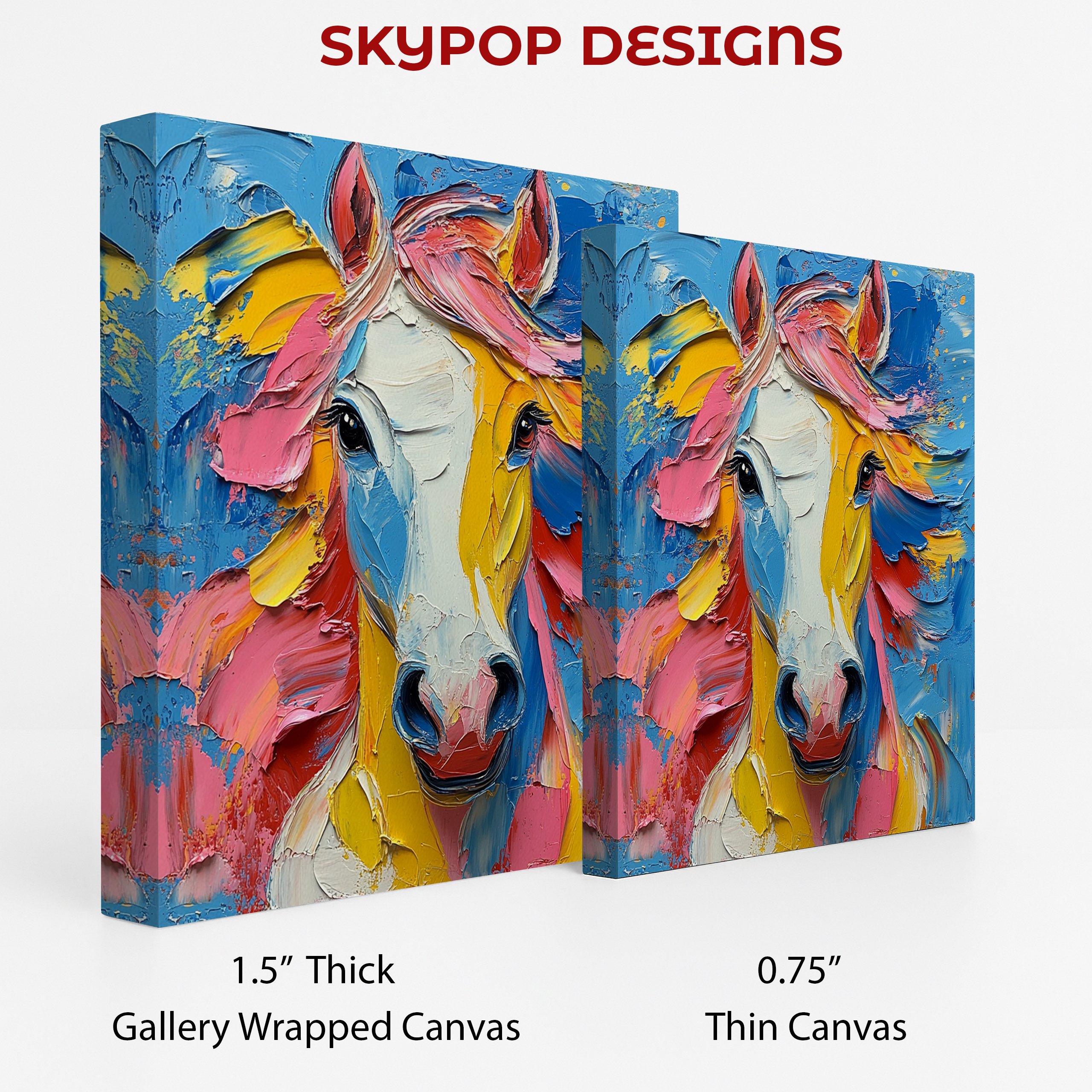 2.jpg Colorful Horse Art