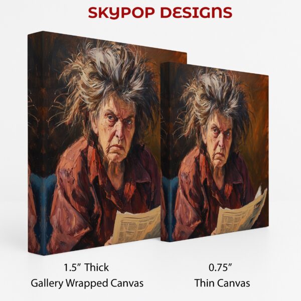 Elderly Reader Art