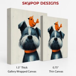 Dog and Bird Friend Art