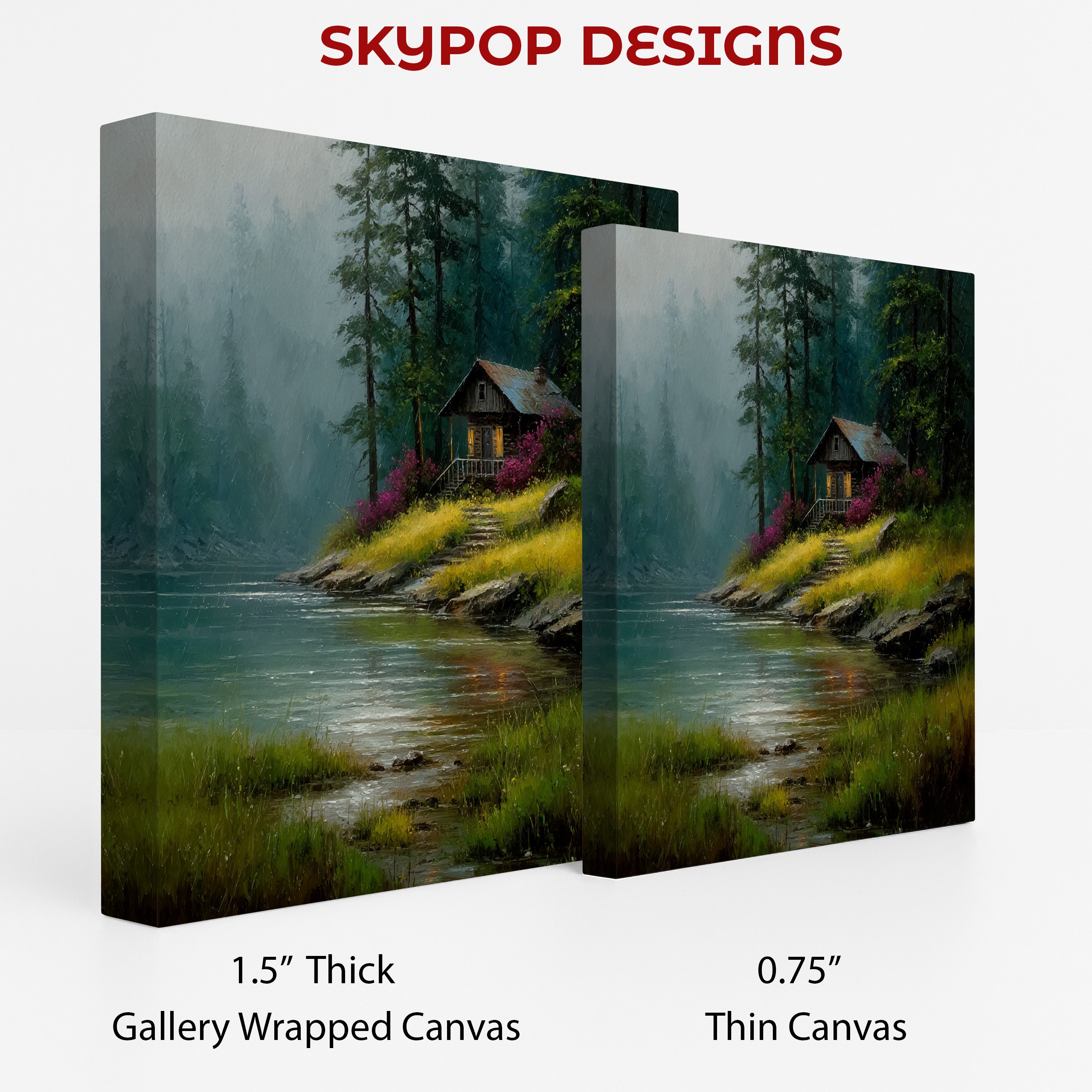 2.jpg Lakeside Cabin Art