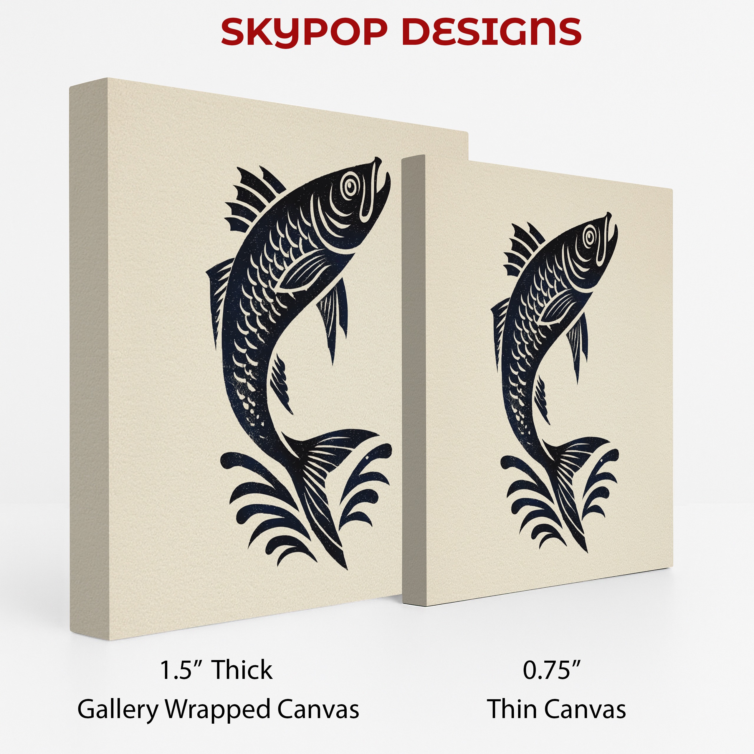 2.jpg Jumping Fish Art