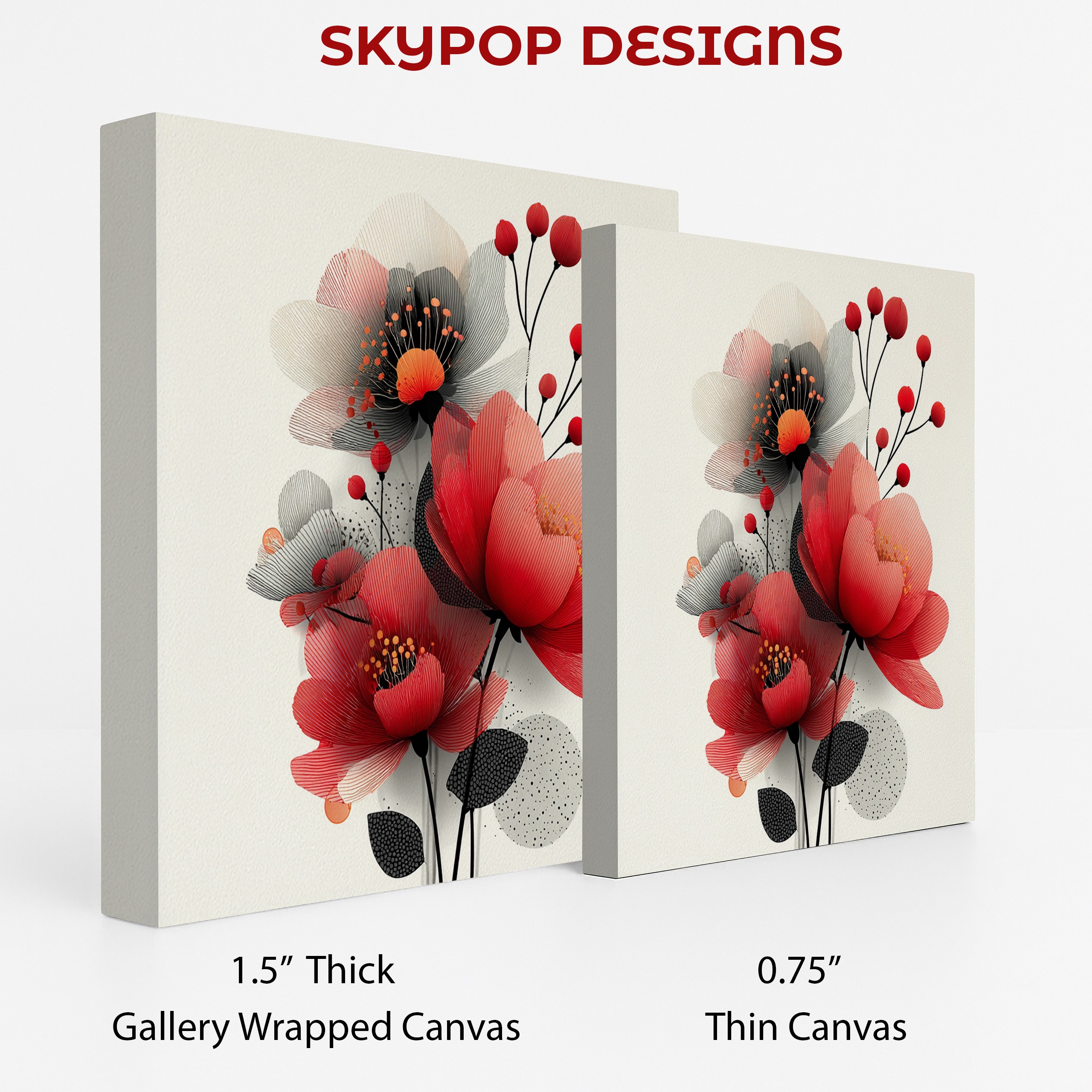 2.jpg Red Poppy Bloom Art