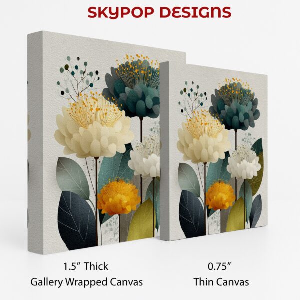Modern Botanical Bouquet Art