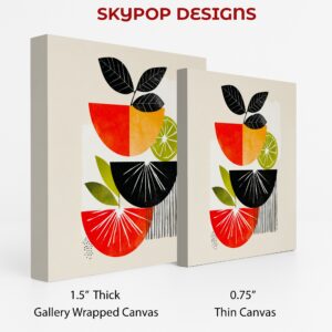 Citrus Geometric Art