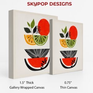 Citrus Abstract Bowl Art