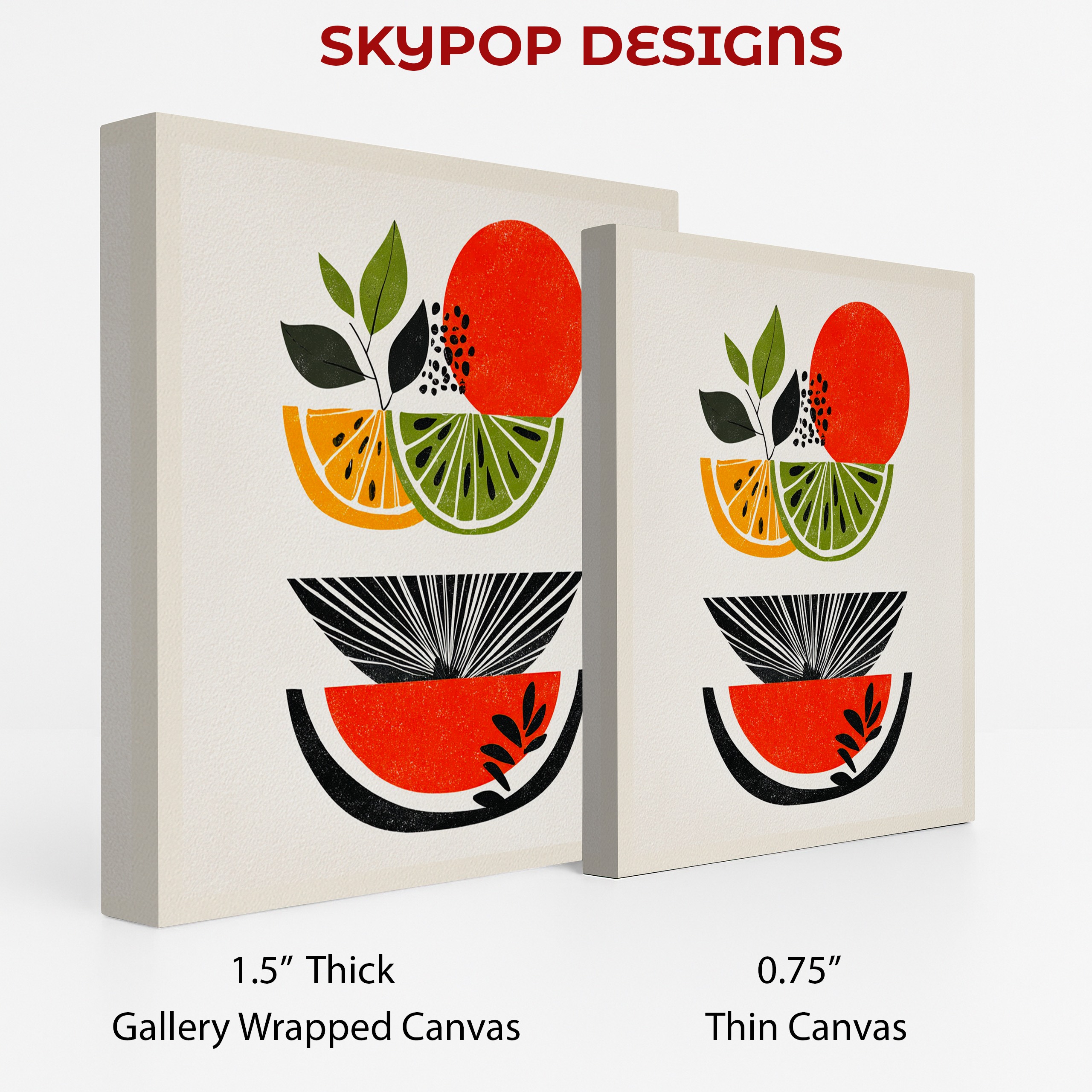 2.jpg Citrus Abstract Bowl Art