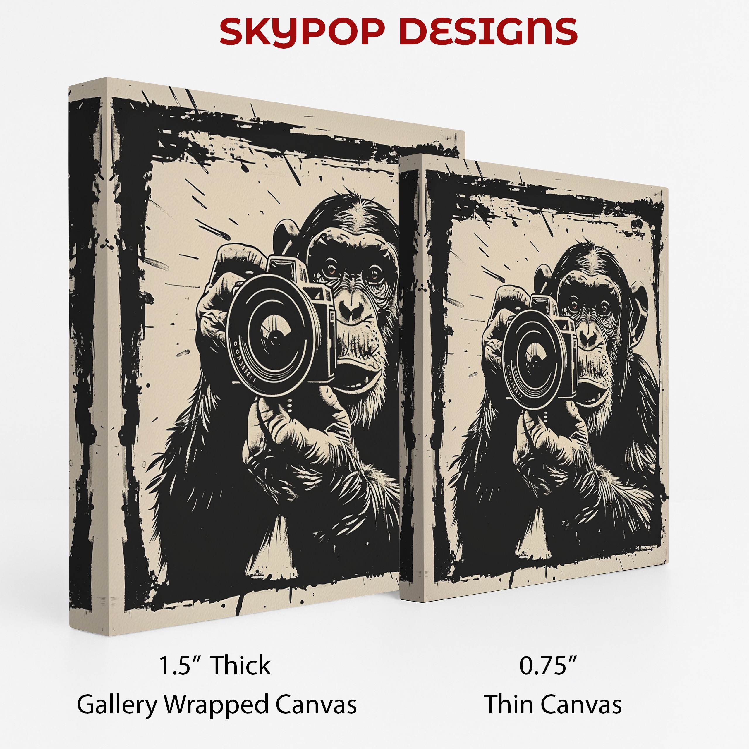 2.jpg Chimp Wall Art
