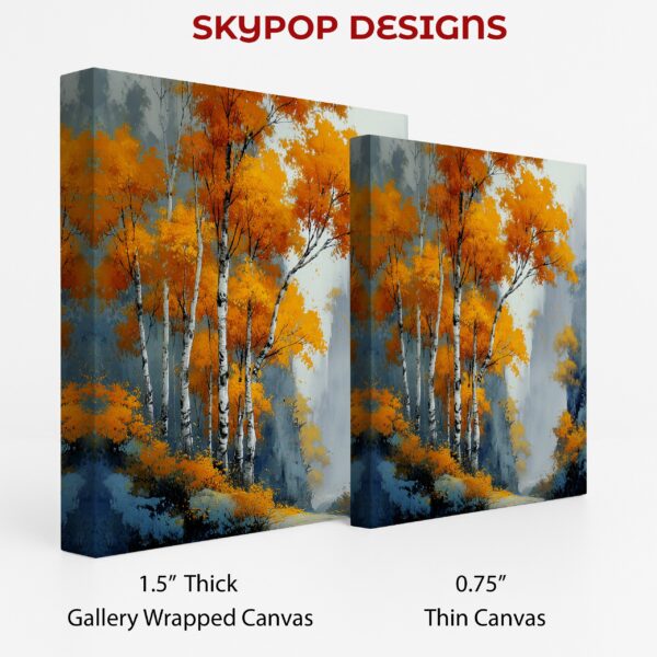 Autumn Birch Forest Art