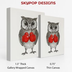 Owl Boxing Art