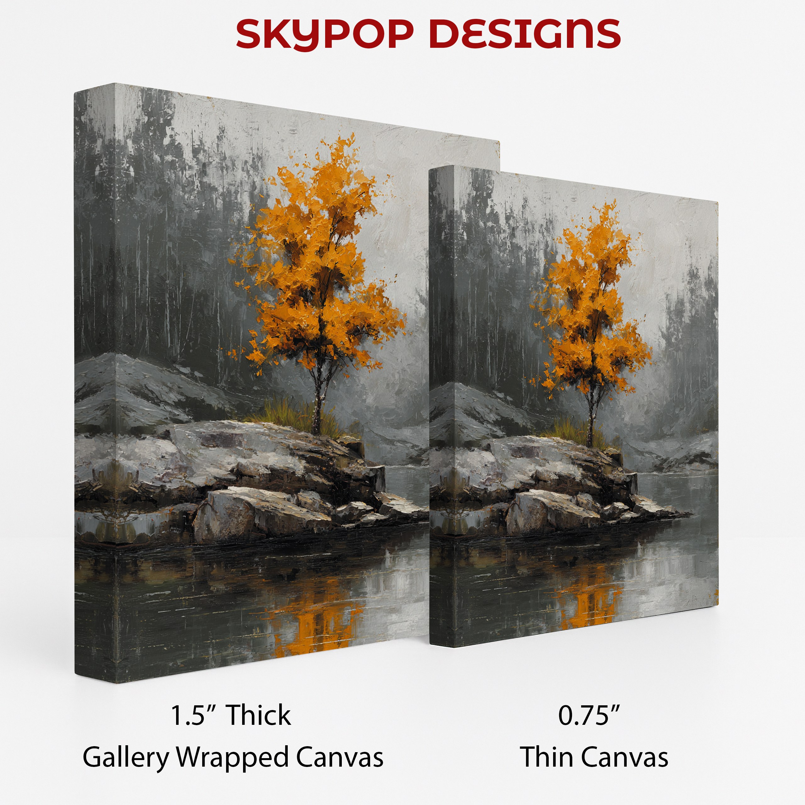 2.jpg Autumn Tree Reflection Art