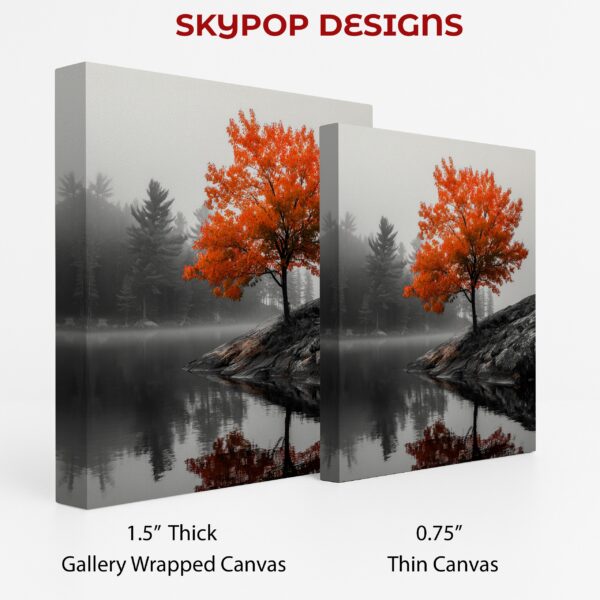 Autumn Reflection Tree Art
