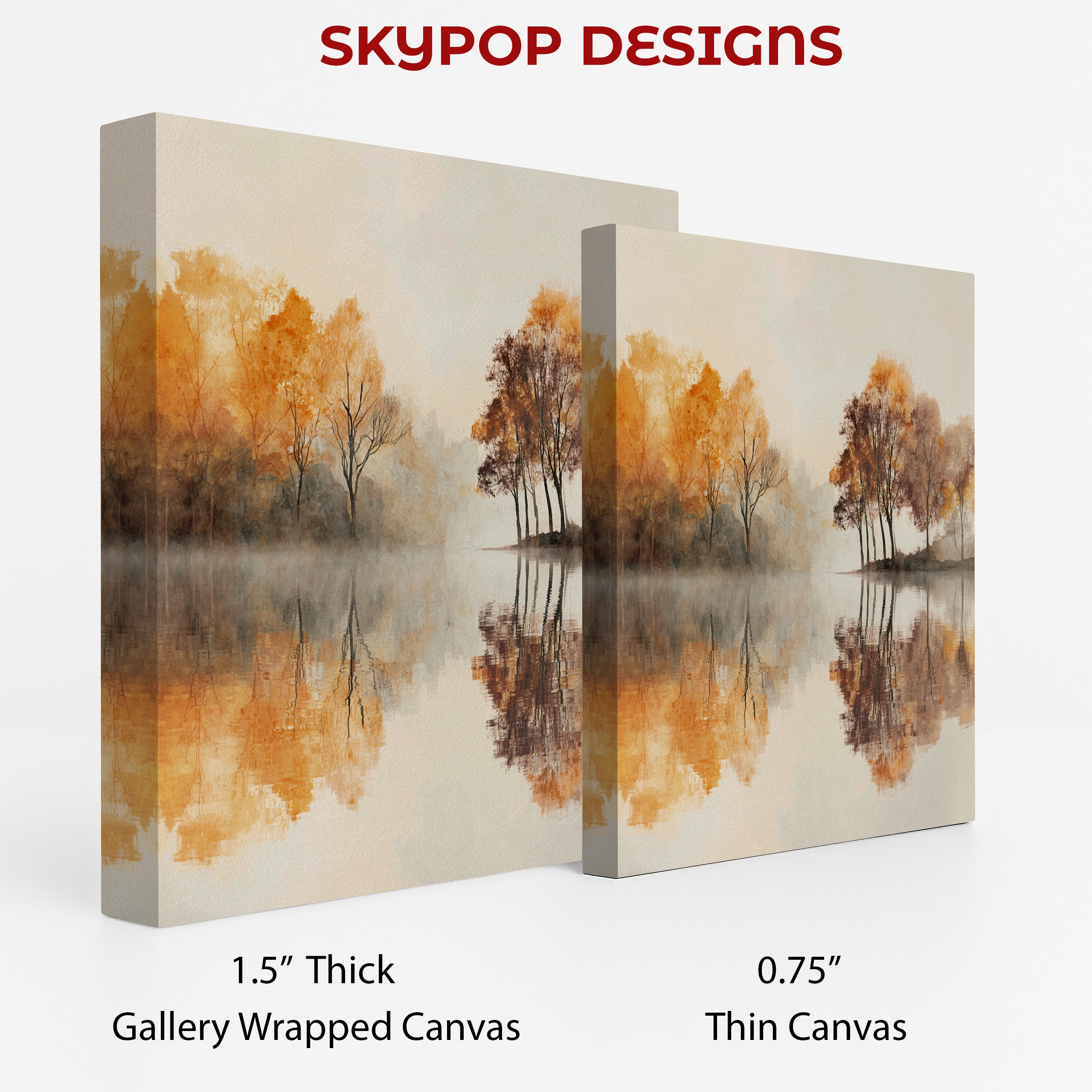 2.jpg Autumn Reflection Lake Art