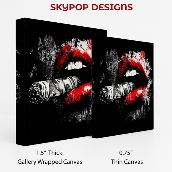 Money Lips Art