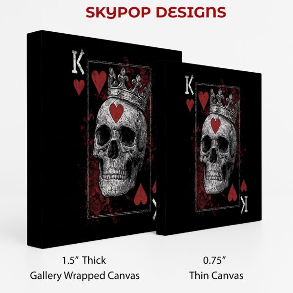 King of Hearts Skull Art