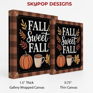 Fall Plaid Pumpkin Art