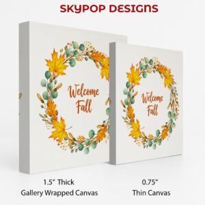 Autumn Wreath Welcome Art