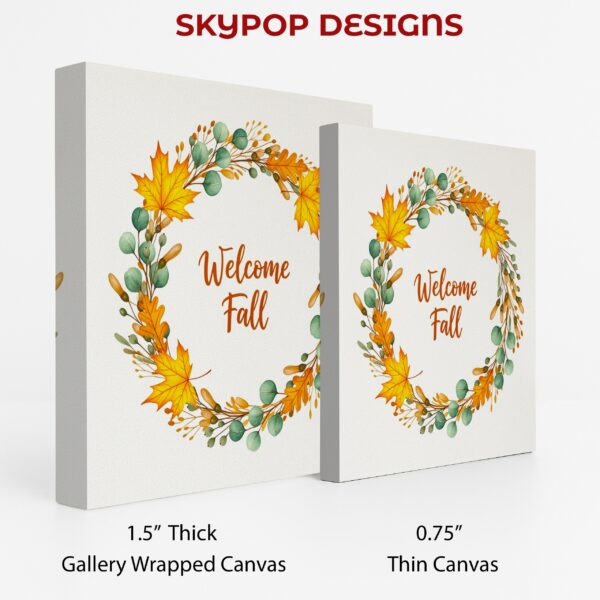 Autumn Wreath Welcome Art