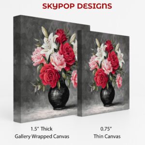Red Rose Bouquet Art