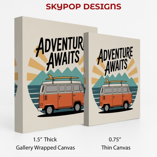 Retro Adventure Van Art
