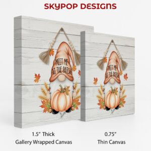 Autumn Gnome Pumpkin Patch Art