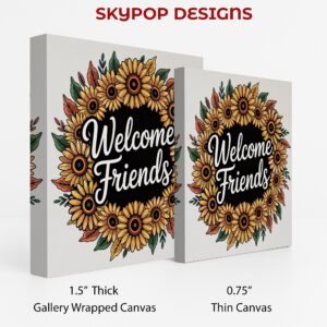 Sunflower Welcome Sign Art