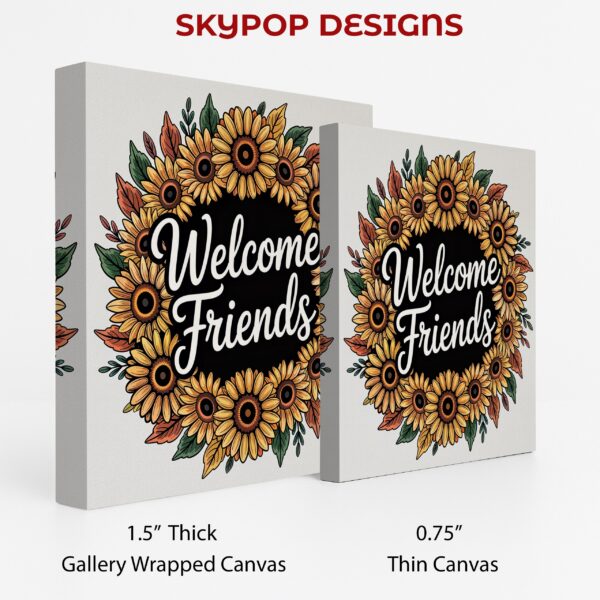 Sunflower Welcome Sign Art