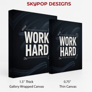 Motivational Work Hard Art