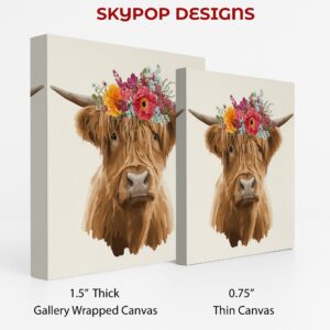 Highland Cow Art