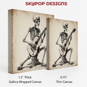 Skeleton Guitarist Art
