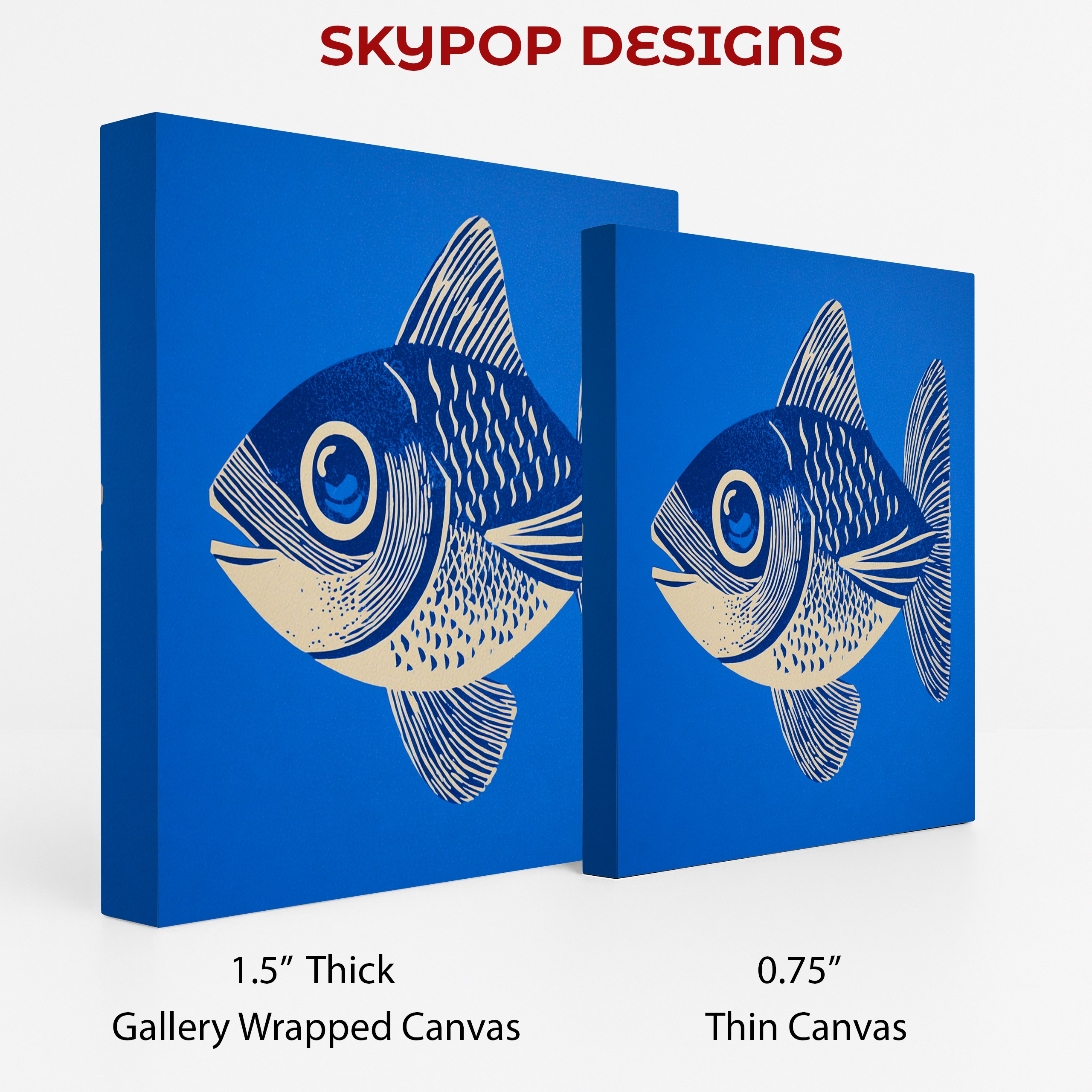 2.jpg Blue Fish Art