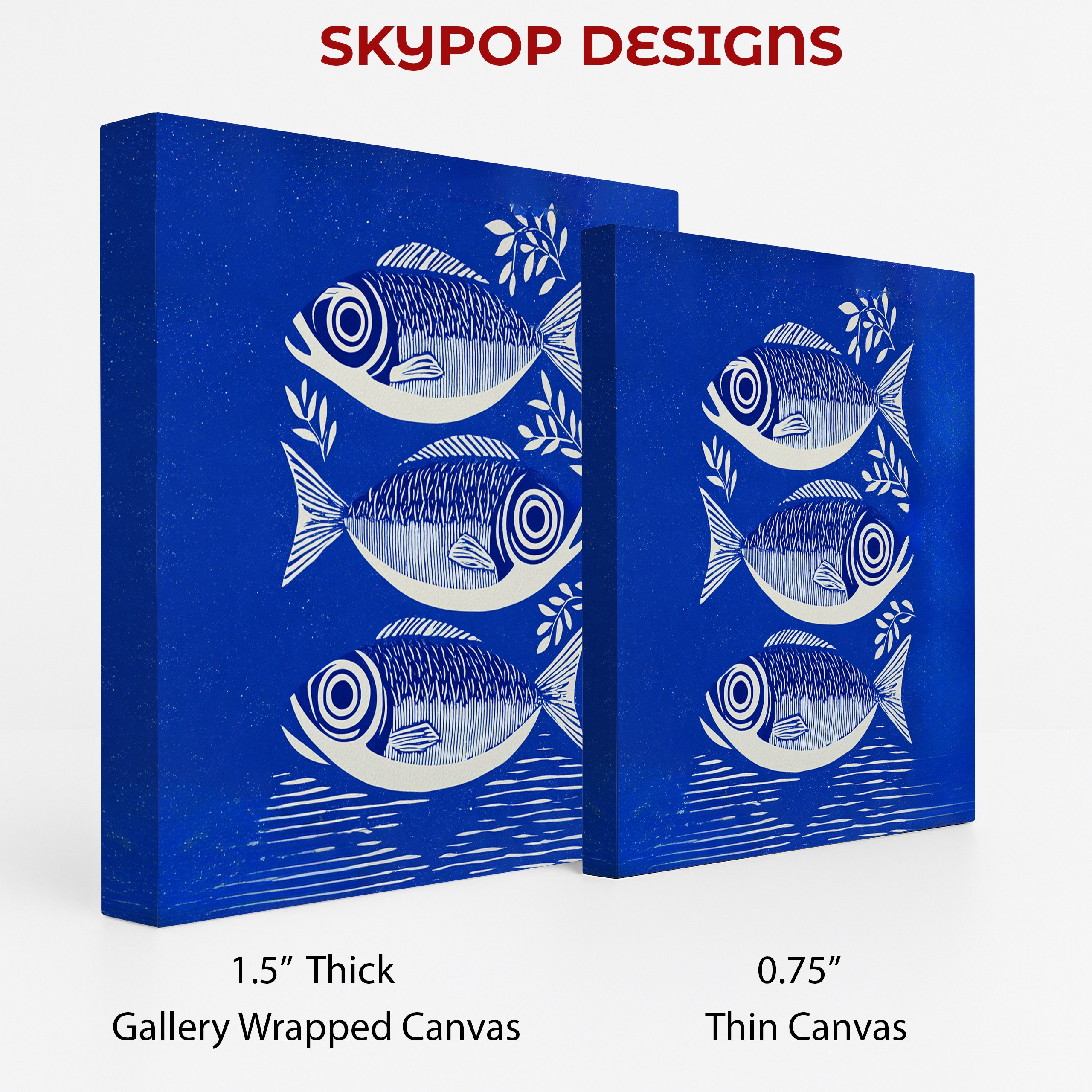 2.jpg Blue Fish Art