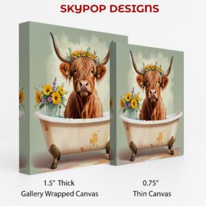 Highland Cow Art